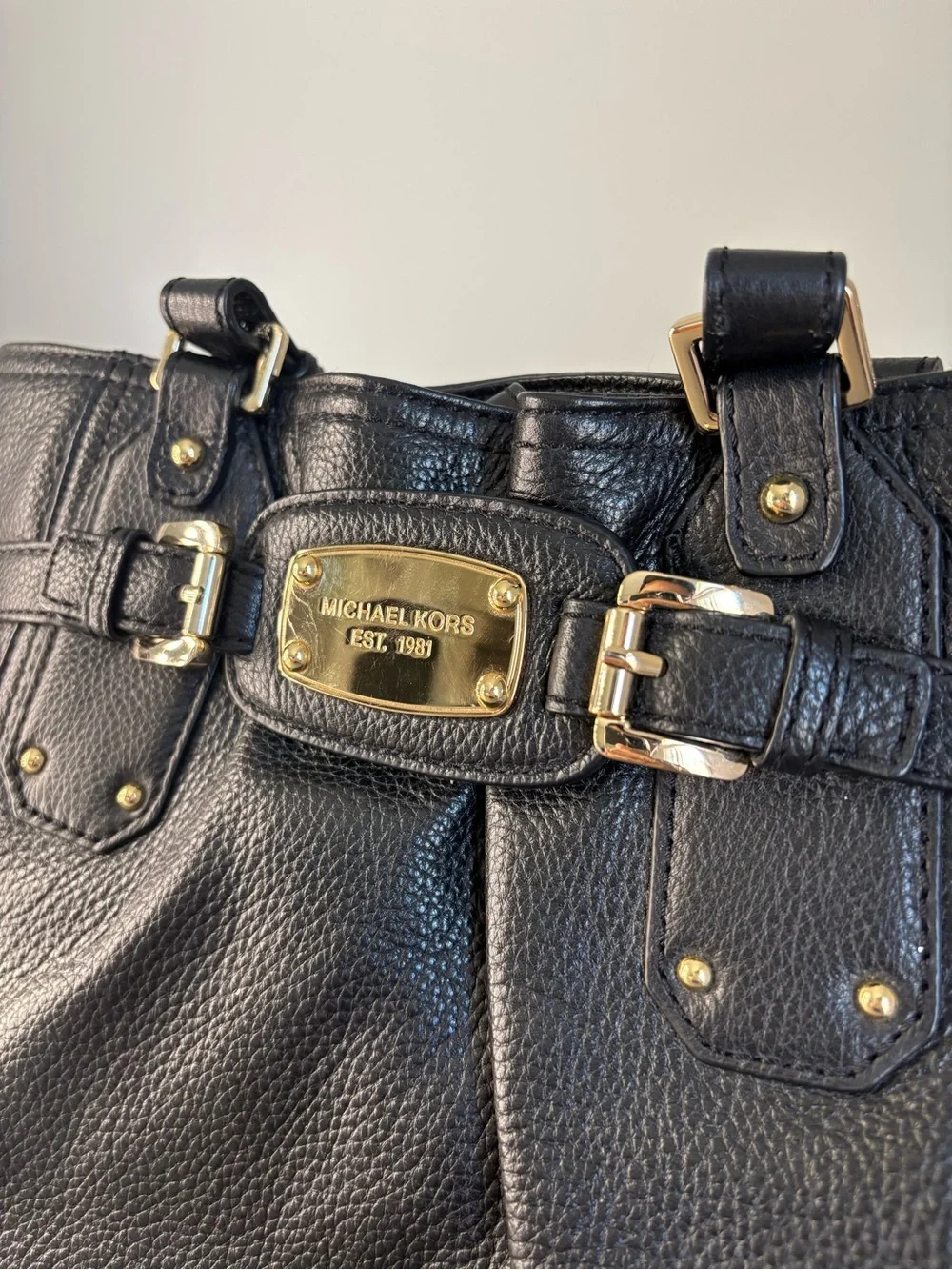 Michael Kors Leather Black Bag